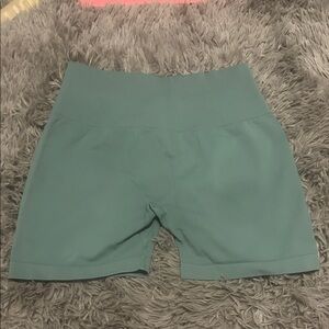Teal Women's High-Waisted Shorts